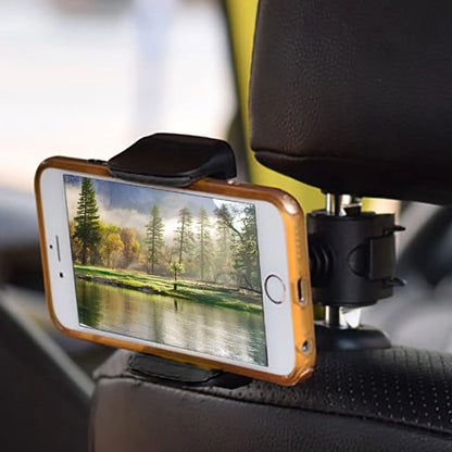 Universal Car Phone Holder – Back Seat Headrest Mount Stand for Kids, Car Mount Bracket