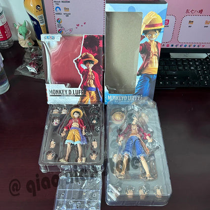 One Piece Action Figures - Luffy, Zoro, Ace Anime Models with Movable Joints for Kids' Birthday Gifts & Collection