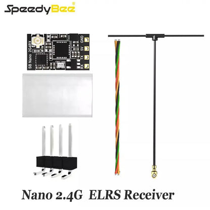 SpeedyBee Nano 2.4G ExpressLRS (ELRS) Receiver – Long Range FPV Drone DIY Parts for Freestyle Flying