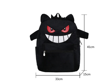 New Fashion Women's Backpack — High-Quality Large Capacity Computer Bag with Cartoon Pattern, Soft Fabric Shoulder Handbag