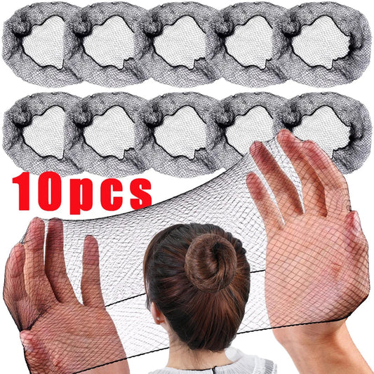 10PCS Invisible Bun Hair Nets – Breathable Mesh Wig Net for Women’s Hair Styling