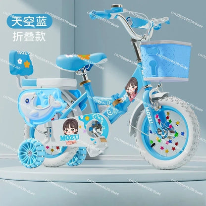 Children's Foldable Bicycle - 12-Inch Kids Bike for Ages 3–6 Years