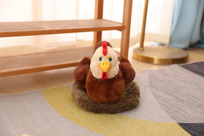 Swan & Chick Family Plush Toy — Lifelike Mother and Baby Stuffed Animals with Nest for Kids