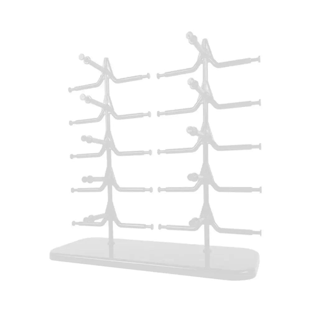 5/10 Pairs Glasses Display Stand – 5-Layer Sunglasses & Eyewear Organizer Rack, Space-Saving Frame Holder Tray