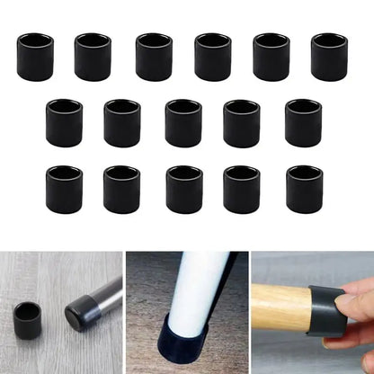 Square Silicone Chair Leg Caps – Non-Slip Furniture Foot Covers for Table & Chair Legs, Floor Protector Pads, Dust & Scratch Guards for Home Furniture Stability