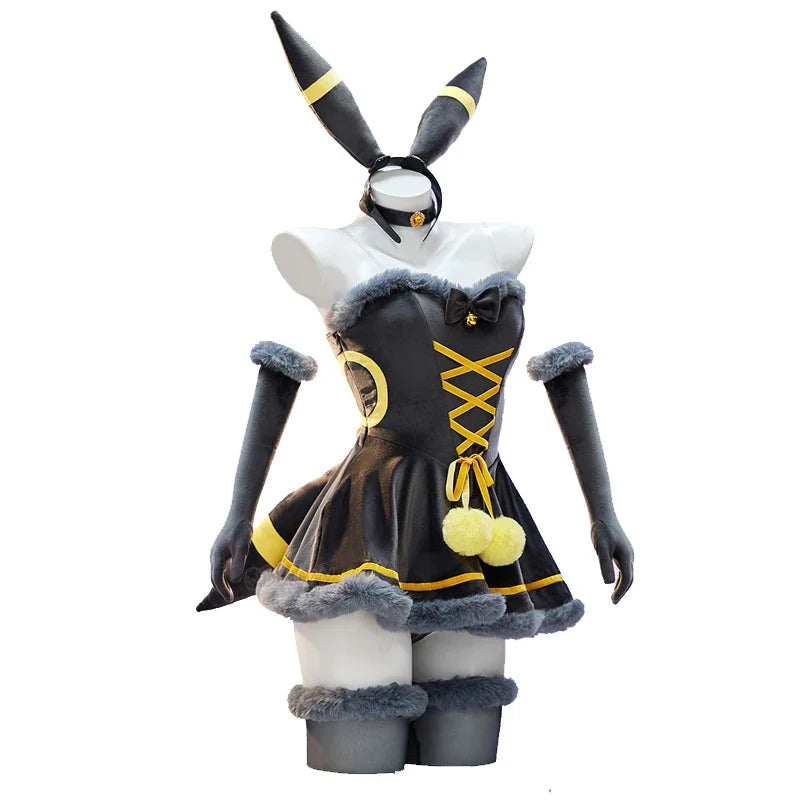 Anime Vaporeon Umbreon Sylveon Cosplay Costume - Sexy Cloak Dress Outfit for Women, Halloween & Christmas