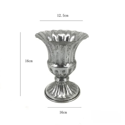 Retro Wrought Iron Flower Pots — Wedding, Dried Flower & Home Decoration Vases for Hotel & Event