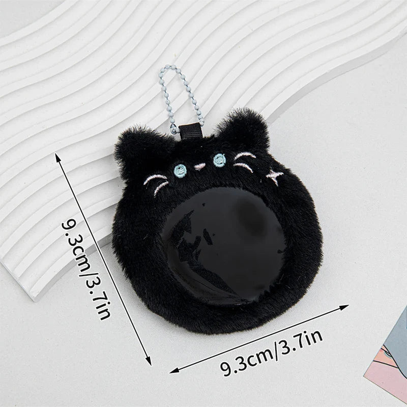 Cute Plush Photo Card Holder - Kpop Idol Bus Card Protector & Picture Album Case