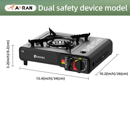 Cassette Gas Stove — 2900W Portable Outdoor & Household Grill for Camping, Kitchen, and Barbecue
