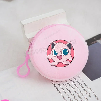Pokemon Kids Plush Coin Purse — Pikachu, Charmander, Gengar, Squirtle & Charizard Mini Zipper Wallet for Boys & Girls