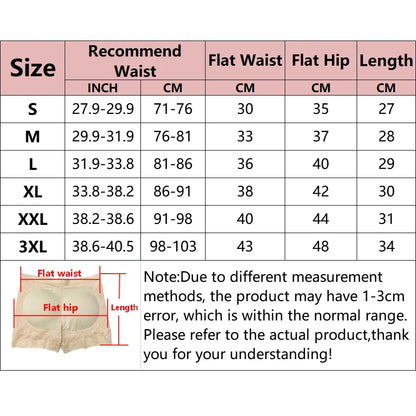 Women’s Butt Lifter Panty – Padded Body Shaper High Waist Tummy Control Underwear for Lifted Hips & Curves