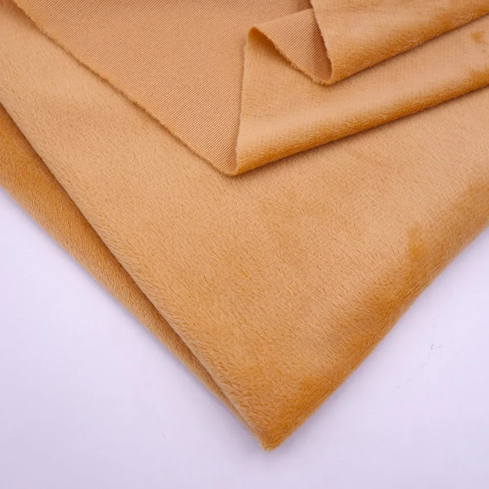 160CM/63" Wide Minky Plush Fabric – Super Soft Flannel Fabric for DIY Dolls, Toys, and Crafts, Sold by the Meter