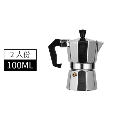 Mocha Coffee Pot - Aluminum Octagonal Stovetop Coffee & Tea Maker
