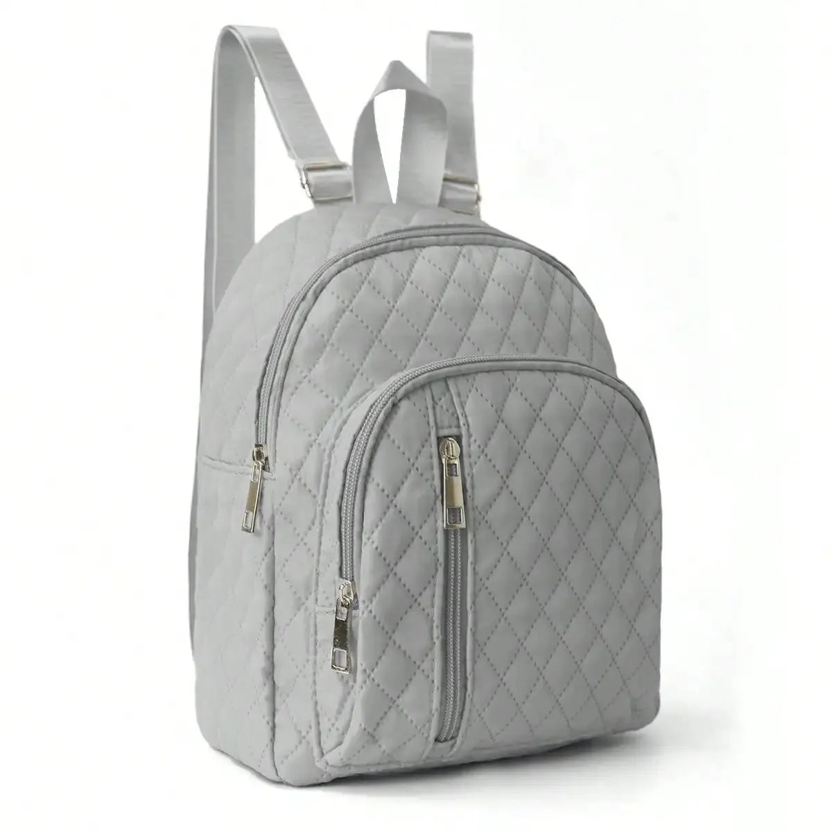 Quilted Pattern Classic Backpack - Stylish and Durable Design