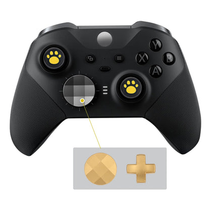 Xbox One Elite Series 2 Controller Accessories Kit – Metal D-Pad, Trigger Paddles & Thumb Stick Grips