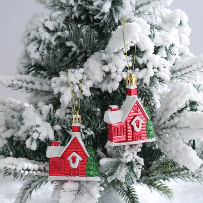 Christmas Tree Hanging Ornament – Red & White Candy Cane Pendant for Xmas, Home Decor & New Year 2024