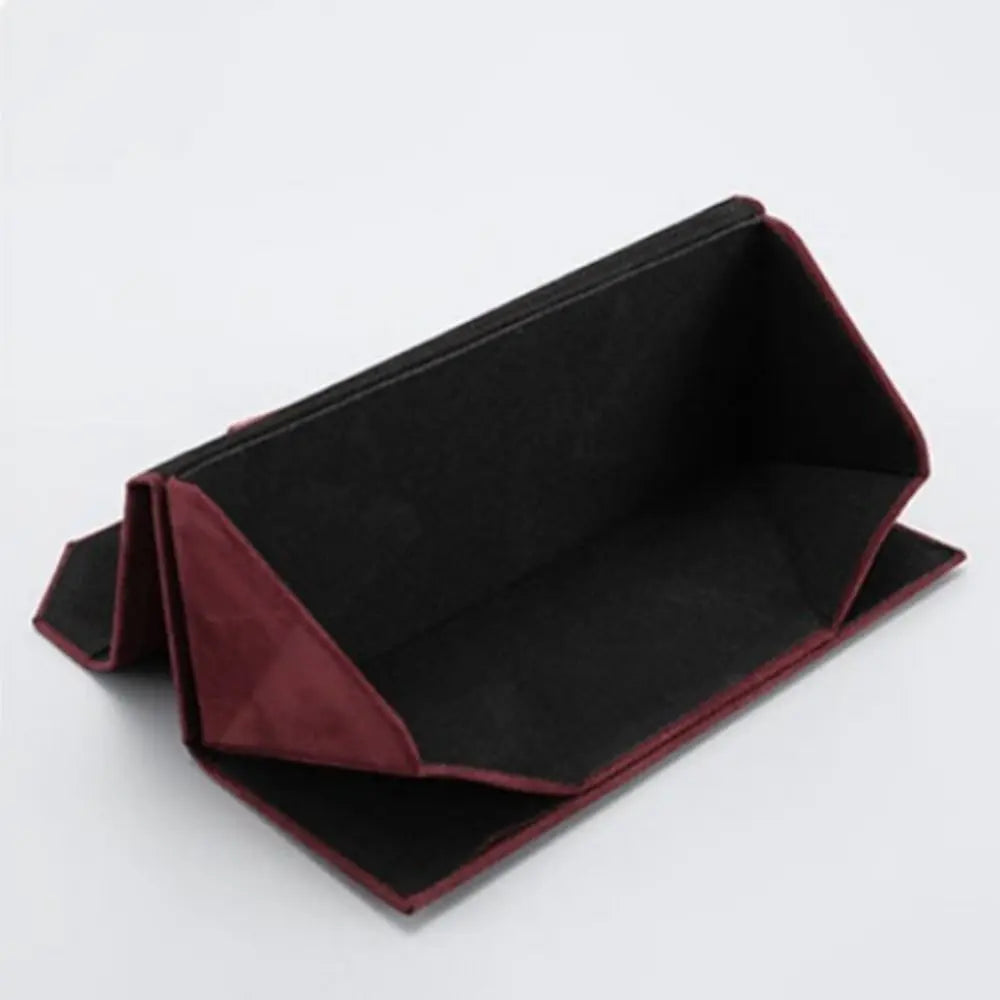 Elegant Velvet Folding Glasses Case: European Hot Design for Sunglasses & Reading Glasses - Men's & Women's Eyewear Cases