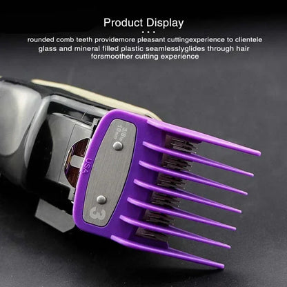 8/10PC Universal Hair Clipper Guard Set – Professional Limit Guide Combs for Wahl Trimmers & Barber Accessories