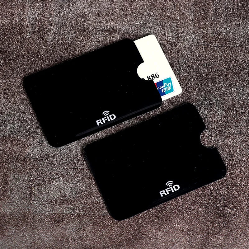 10PCS RFID Card Protector Sleeves - Anti Scan NFC Blocking Aluminum Foil Credit Card Holder