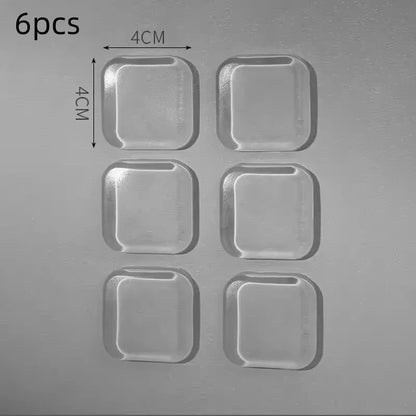 Door Knob Wall Protector - Clear Soft Rubber Door Stopper & Handle Bumper for Noise Reduction and Wall Protection
