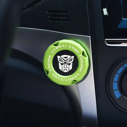 Car One-Key Start/Stop Button Cover – Engine Ignition Protective Sticker for Car & Motorcycle Interior Decoration