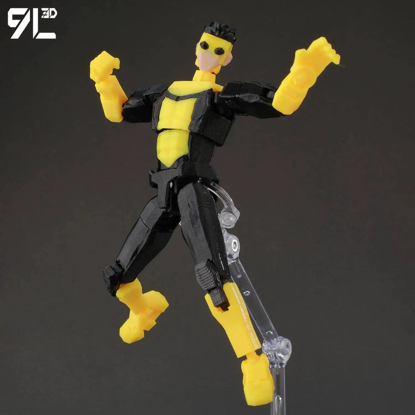 3D Printed Invincible 2.0 Superheroes Action Figures – Multi-Jointed Anime Toy Model Ornaments Gifts