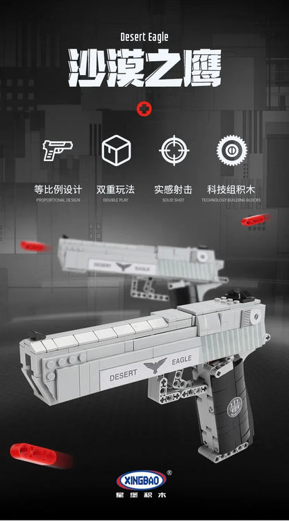 AK47 & AWM Sniper Gun Building Block Set – Military MOC Model Toy for Boys Holiday Gift