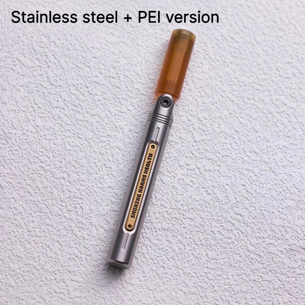 CHENYU EDC Laygen Mechanical Stress Relief Toy - Stainless Steel Fingertip Push Rod, Ultra-Dense Current Track Design