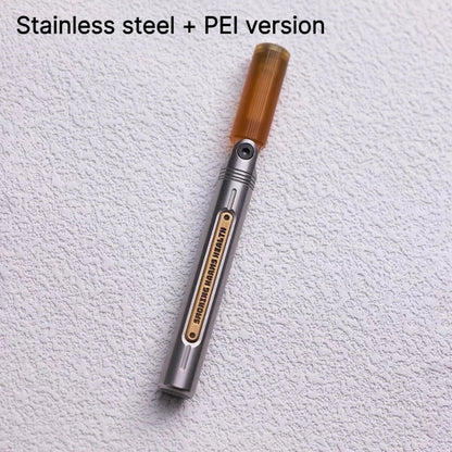CHENYU EDC Laygen Mechanical Stress Relief Toy - Stainless Steel Fingertip Push Rod, Ultra-Dense Current Track Design