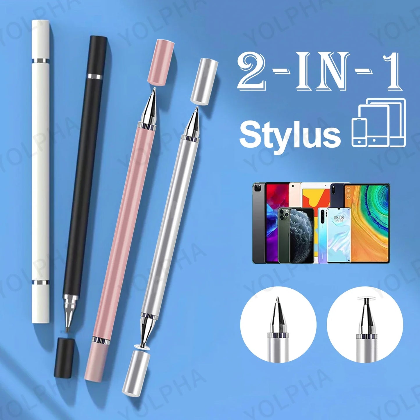 Universal Stylus Pen – Touch Screen Pen for Android, iPhone, iPad & Tablets, Apple Pencil Compatible
