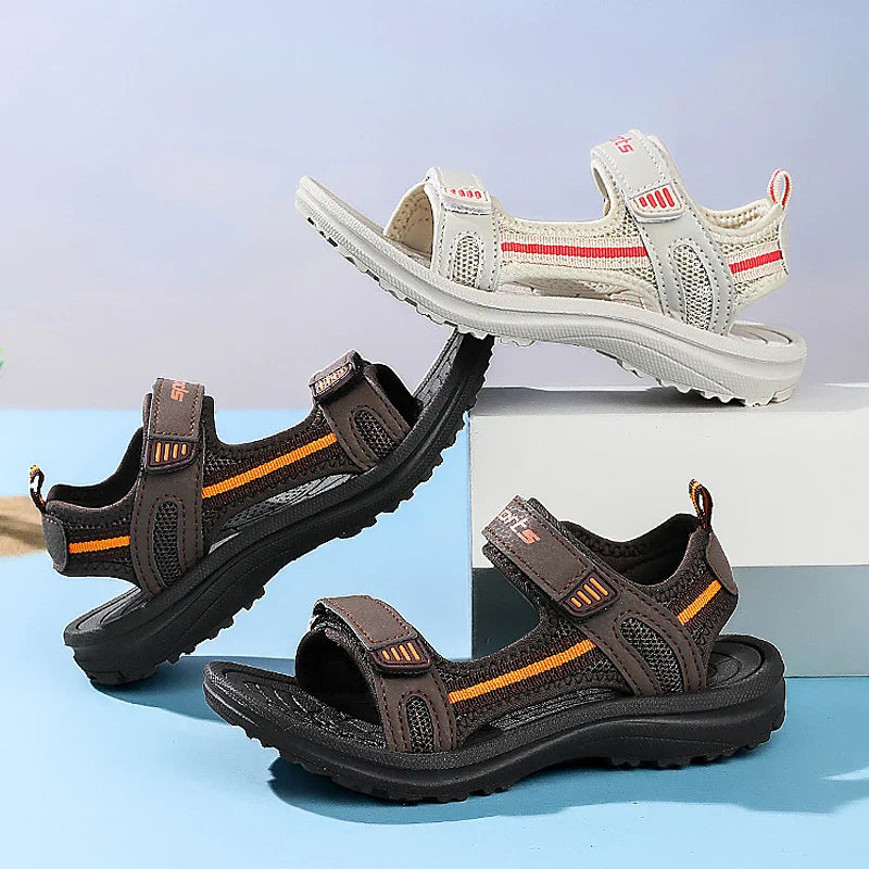 Kids Summer Sport Sandals – Breathable Non-Slip Outdoor Beach Shoes for Boys & Girls | Comfortable Casual Student Footwear for Daily Wear