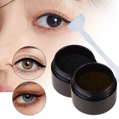 Waterproof Lower Eyelash Stamp Set - Easy-to-Use Quick Dry 2-in-1 Eye Liner with 0.01mm Tip & Ink for Lower Lashes