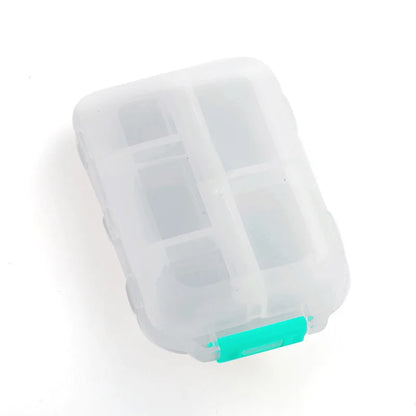 Tcare Travel Pill Organizer – Moisture-Proof Pills Box for Pocket or Purse, Portable Medicine & Vitamin Holder Container