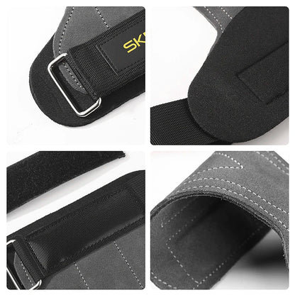 Gym Grips : SKDK Cowhide Palm Guards for Weightlifting, Gymnastics - Fitness Training Equipment