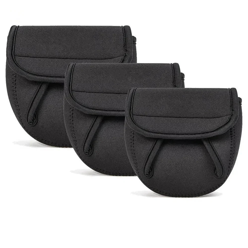 Waterproof Neoprene Fishing Reel Cover Bag – S/M/L Spinning Reel Protective Storage Case for Outdoor Fishing Gear Protection