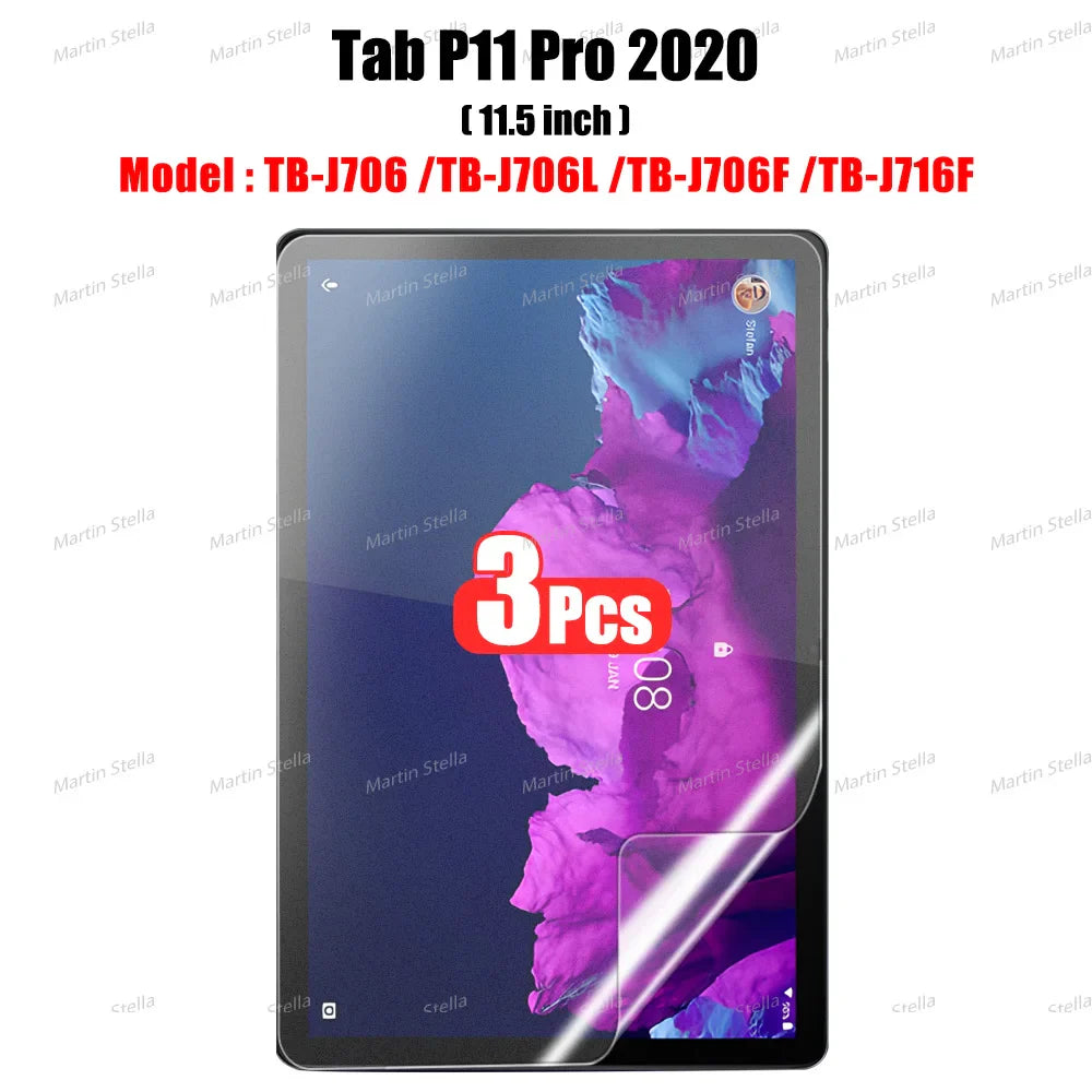 3Pcs Paper-Like Screen Protector for Lenovo TAB M10, M9, M8, M11, P12 Pro, P11 – Non-Glass Protector for 1st, 2nd & 3rd Gen