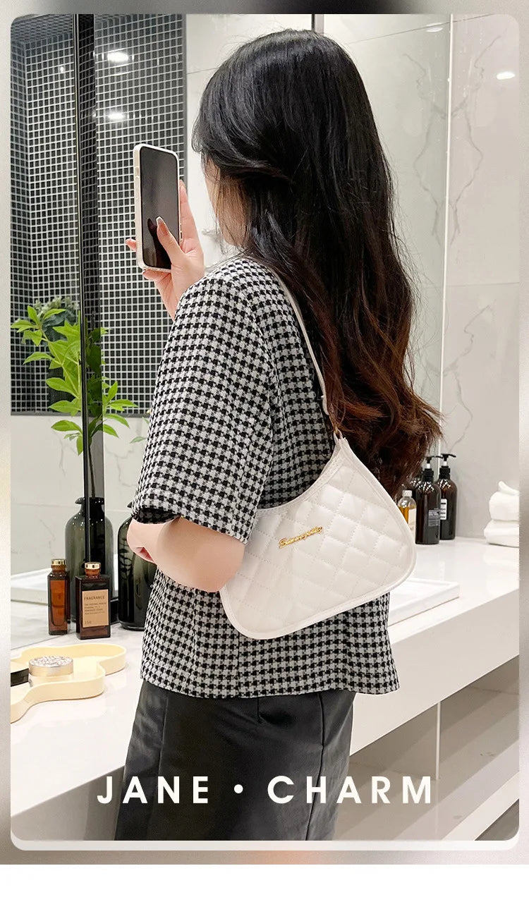 Embroidered Armpit Handbag – New Radis Women's Fashion Versatile Shoulder Bag