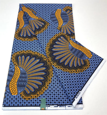 Latest Style Ankara Wax Print Fabric - 100% Cotton High Quality Soft African Real Wax Material