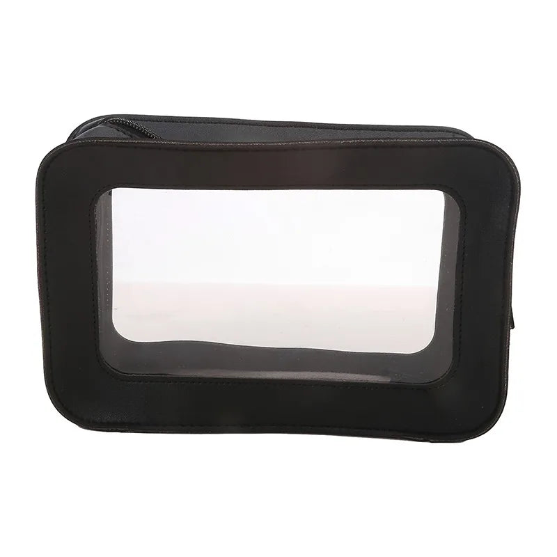Portable Waterproof Travel Cosmetic Bag – Transparent Dustproof Toiletry Organizer