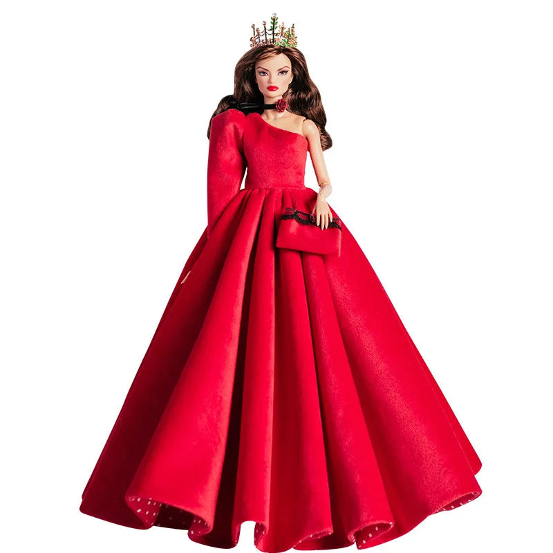 32cm Supermodel Doll Clothes Set — Fashion Evening Dress & Accessories for DIY Toys & Collector Gift