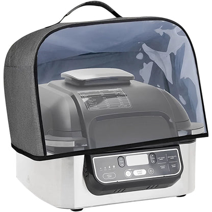 Air Fryer Hood Cover for Ninja Foodi Grill – Durable Waterproof Kitchen Dust Cap with Storage Pockets