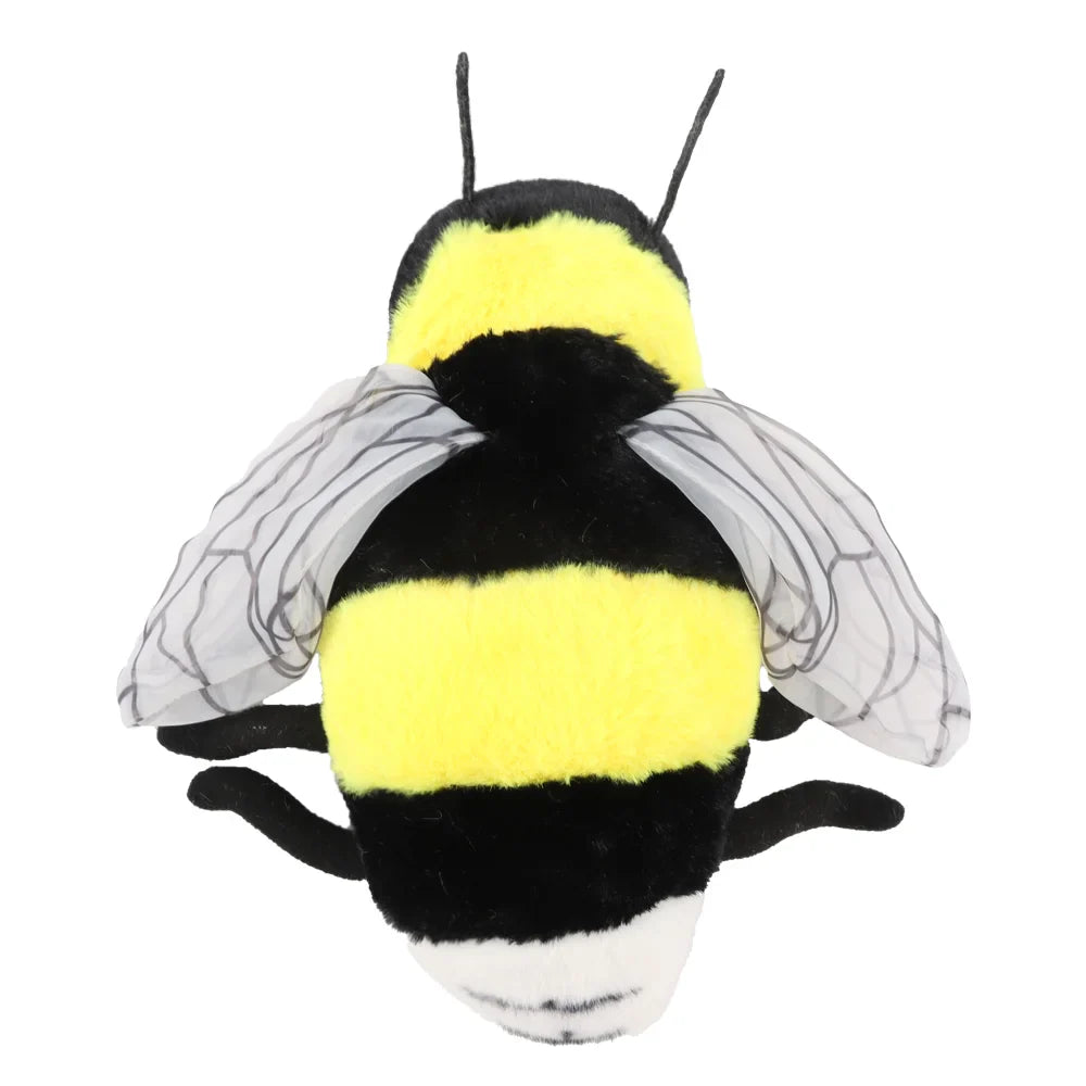 Lifelike Bee Plush Toy – Soft Stuffed Honeybee for Kids, Insect Lovers & Home Decoration (2 Sizes)