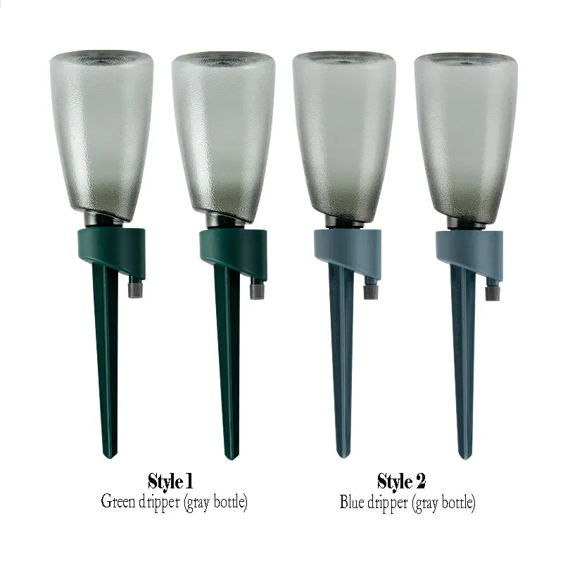 1PC Automatic Lazy Watering Drip Irrigation Dripper with Timing for Household Flower Planting