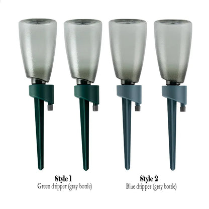 1PC Automatic Lazy Watering Drip Irrigation Dripper with Timing for Household Flower Planting