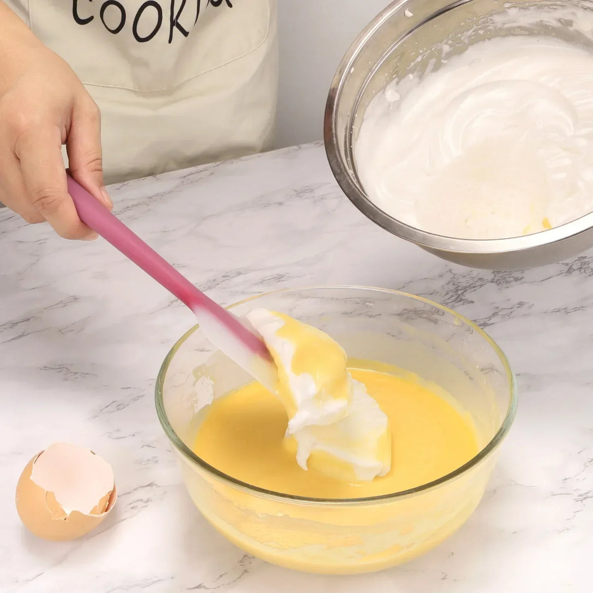 Silicone Spatula for Baking & Cooking – Heat Resistant Cream & Butter Scraper Tool for Kitchen Mixing & Decorating