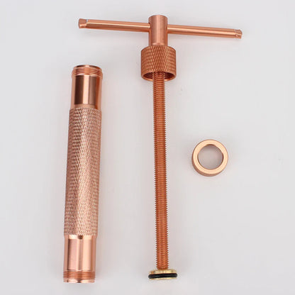 Cake Sculpture Clay Tool Gun – Rose Gold Fondant Extruder with 20 Tips for Sugar Paste Craft