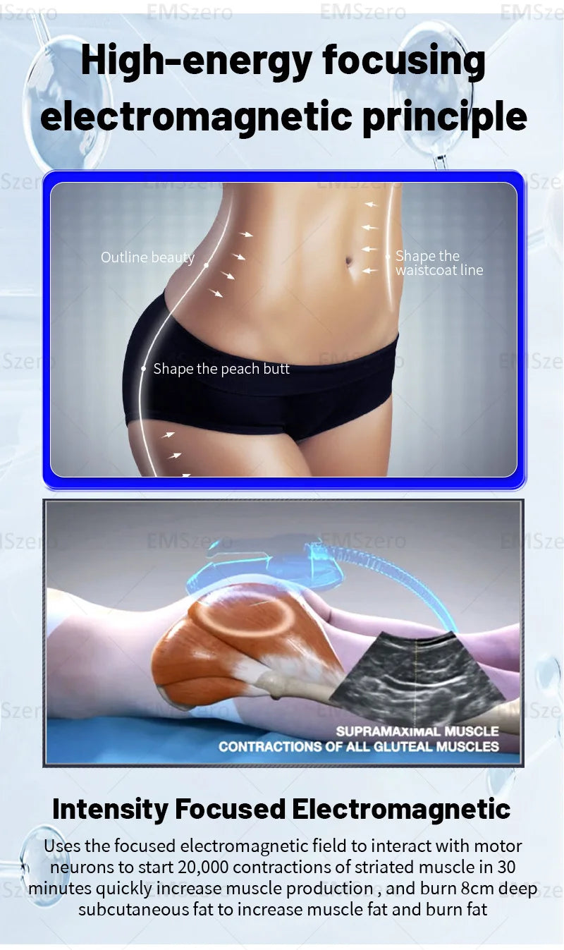 EMSzero Mini Body Sculpting Machine | NEO RF Electromagnetic Muscle Stimulation & Fat Removal 2025