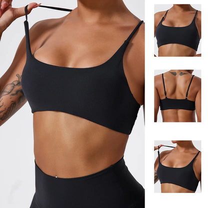 Premium Super Soft Cross Back Sports Bra: High-Quality Gym Top for Women - Ideal for Fitness, Running, and Yoga