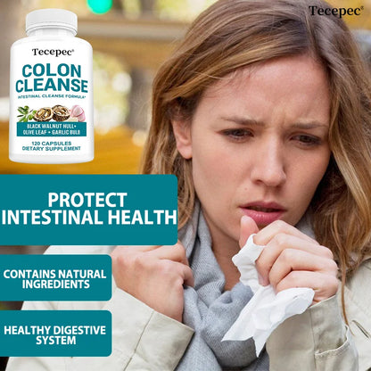 Colon Cleansing Capsules – Detox, Digestive Health & Metabolism Support