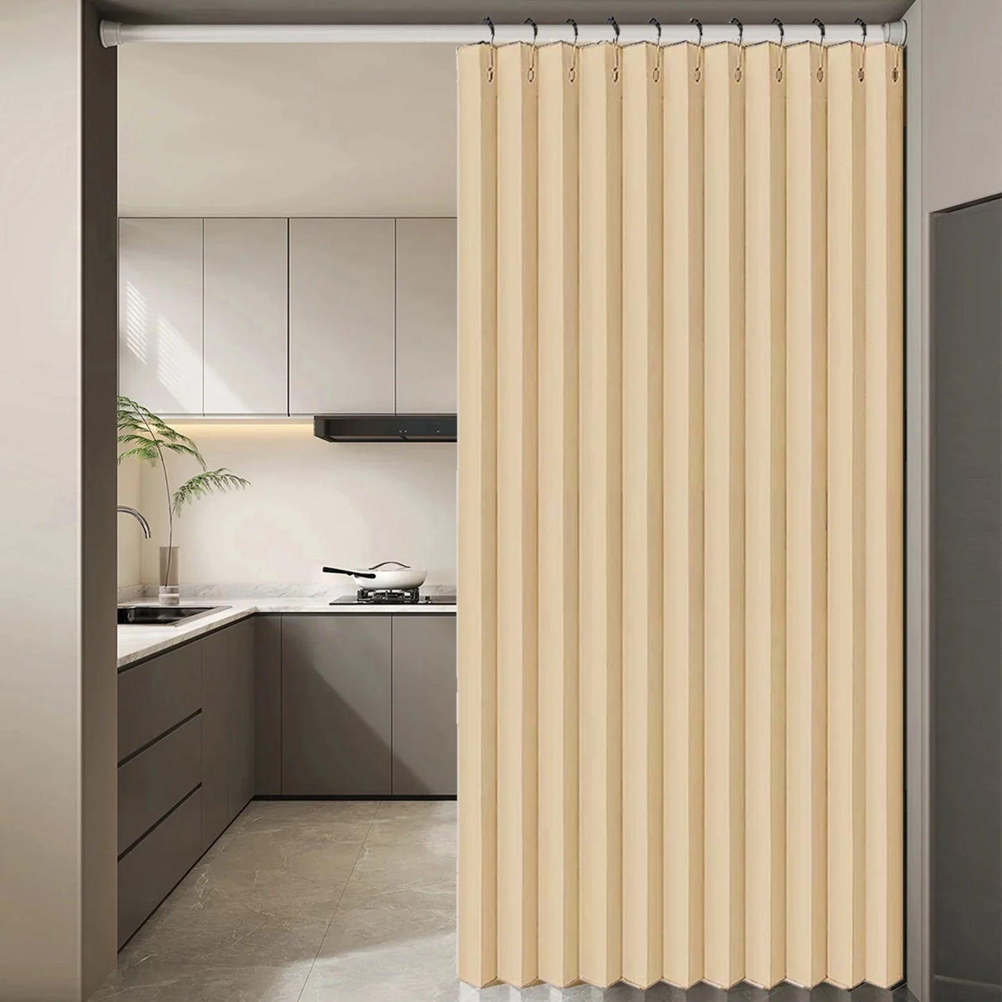 Extra Large Blackout Waterproof Curtain – Thermal Insulated Sliding Door & Shower Drapes for Living Room & Bedroom